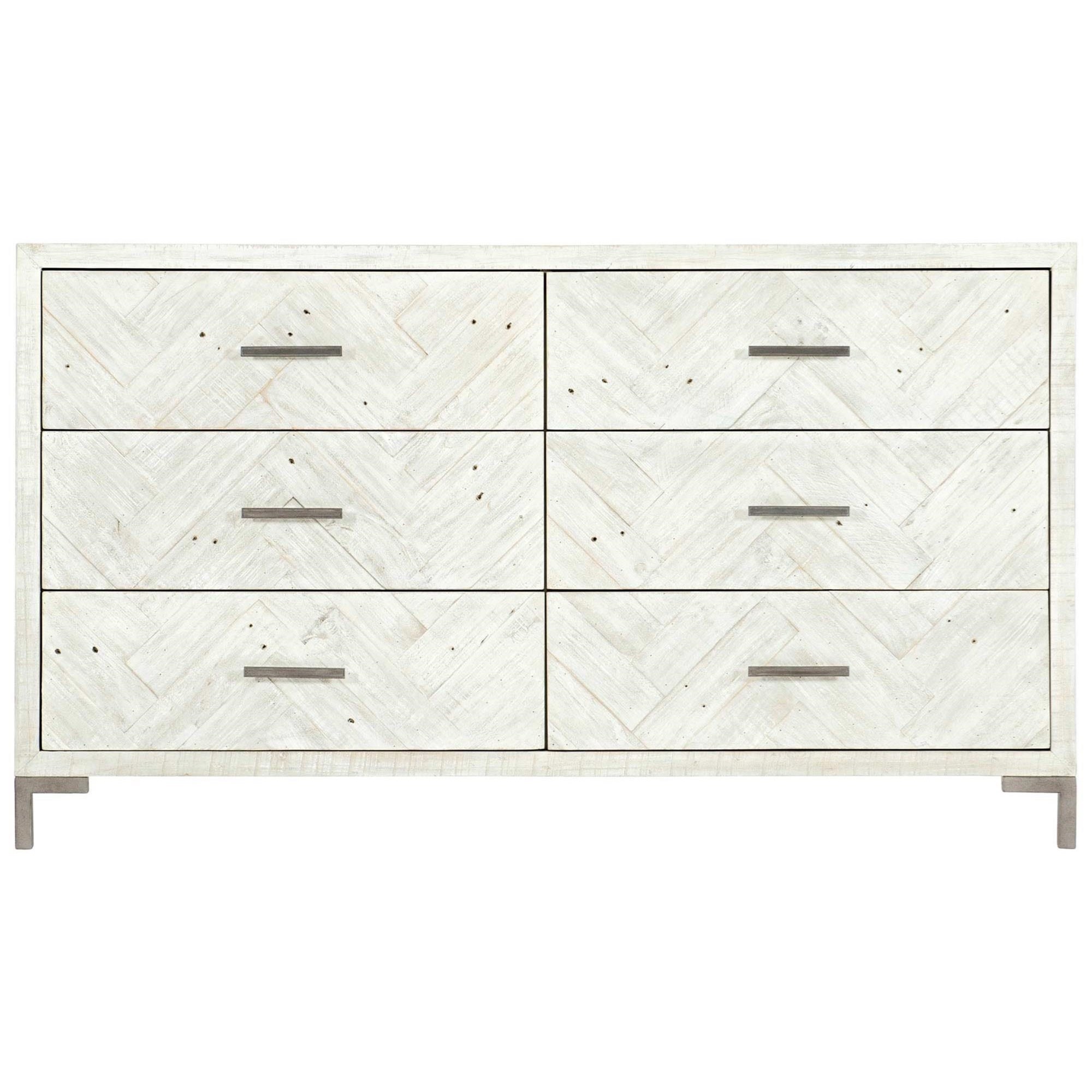 Highland Park Macauley RusticModern 6Drawer Dresser with Solid Wood